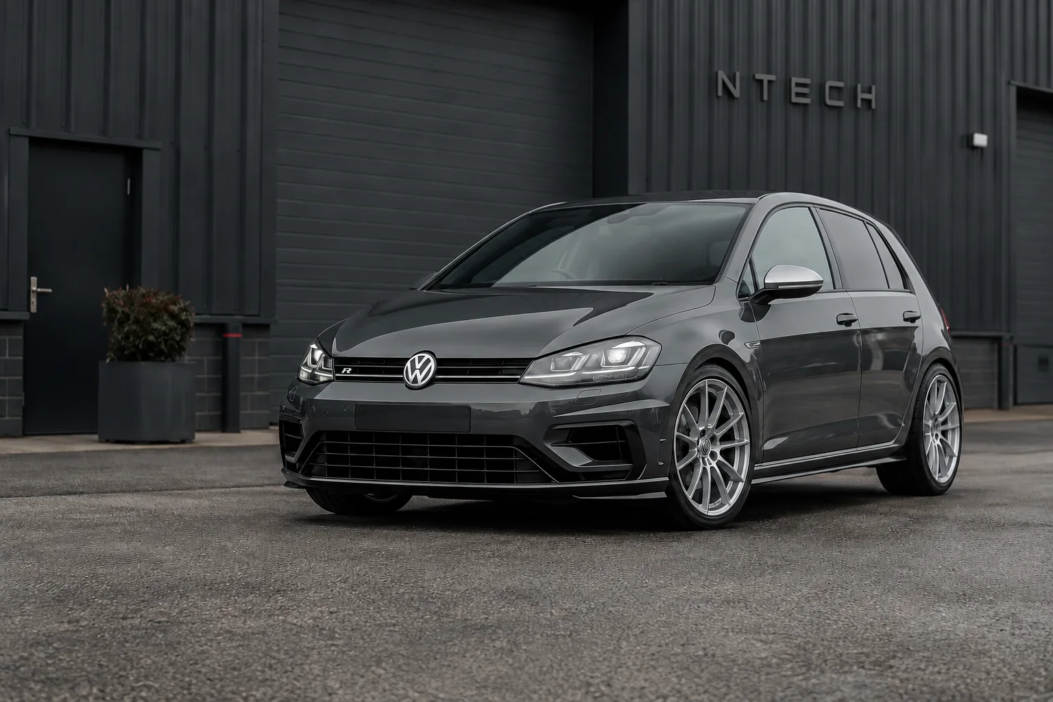 Graphite Volkswagen Golf R — illustrative automotive image